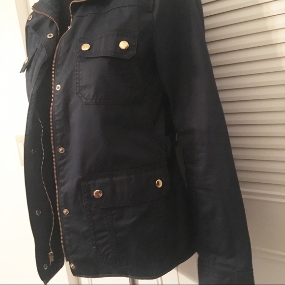 J. Crew blue utility zip up jacket - Picture 7 of 8